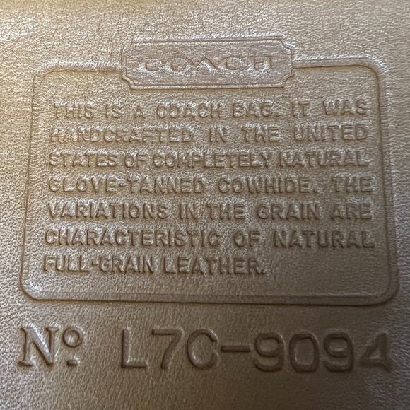 Large Coach Vintage Tribeca Shopper Tote bag - Picture 11 of 11